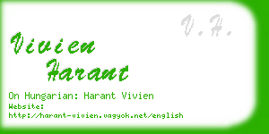 vivien harant business card